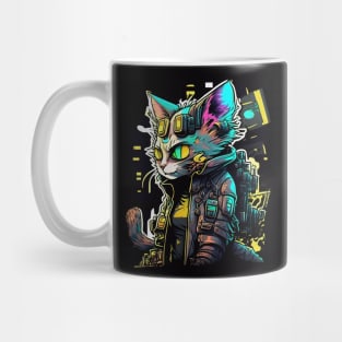 Cyberpunk Cat #2 Mug